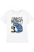 T-shirt halloween motif derpy et sussie motif/style bleu nuit en coton peigné de qualité supérieure Blanc 1 - vertbaudet enfant 