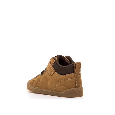 Bottines garçon synthétique fermeture adhésive barefoot Brown 4 - vertbaudet enfant 