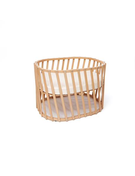 Lit bébé évolutif en bois naturel avec matelas LUGO Naturel 3 - vertbaudet enfant 