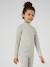 T-shirt thermolactyl côtes molletonnées Blanc+Bleu marine+Gris clair 12 - vertbaudet enfant 