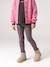 Legging fille doublé maille polaire bois de rose+encre+gris foncé+marron imprimé 7 - vertbaudet enfant 