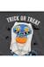 T-shirt halloween motif derpy tigre en coton peigné de qualité supérieure trick or treat Anthracite 3 - vertbaudet enfant 