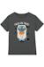 T-shirt halloween motif derpy tigre en coton peigné de qualité supérieure trick or treat Anthracite 1 - vertbaudet enfant 
