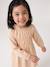 Robe courte fille manches longues cannelle+écru 10 - vertbaudet enfant 