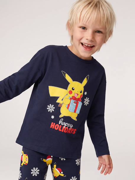 Pyjama de Noël Pikachu marine 9 - vertbaudet enfant 