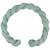 Tresse décorative 3 brins velvet Écru+Gris clair+Vert menthe 7 - vertbaudet enfant 