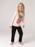 Pyjama Rolling Stones fille anthracite 2 - vertbaudet enfant 