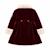 Manteau bordeaux fille en velours et fausse fourrure  anoushka Bordeaux 5 - vertbaudet enfant 