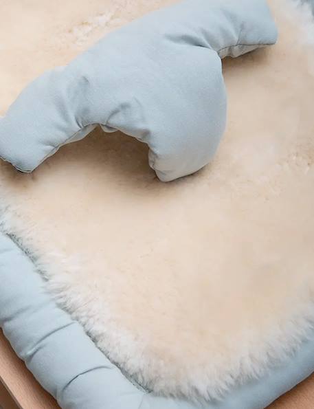 Peau de mouton pour transat LEVO Crème 4 - vertbaudet enfant 