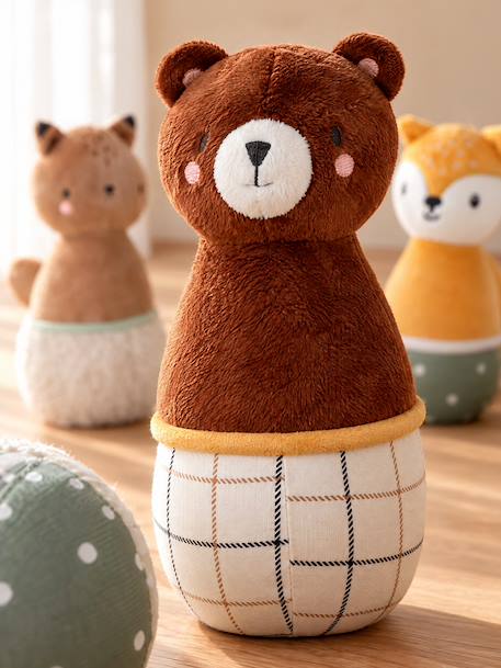 Quilles tissu GREEN FOREST blanc 2 - vertbaudet enfant 