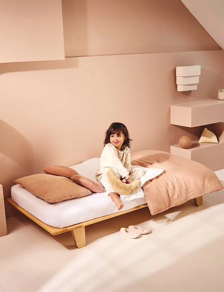 Lit pour enfant YOMI 160cm Naturel 1 - vertbaudet enfant 