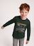 T-shirt manches longues garçon marine+vert 5 - vertbaudet enfant 