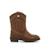 Bottines filles synthétique fermeture éclair Black+Brown 6 - vertbaudet enfant 