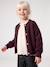 Gilet fille boutons bijoux prune 1 - vertbaudet enfant 