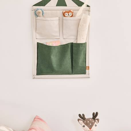 Panier de rangement à accrocher Rouge+Vert 5 - vertbaudet enfant 