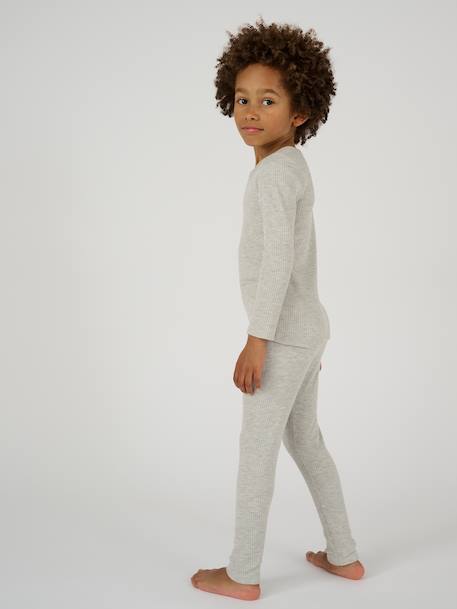 Caleçon thermolactyl côtes molletonnées Blanc+Bleu marine+Gris clair 11 - vertbaudet enfant 