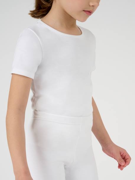Caleçon thermolactyl maille classique Blanc cassé+Gris clair 2 - vertbaudet enfant 