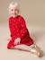 Robe enfant fille manches longues rouge 4 - vertbaudet enfant 