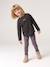 Legging fille doublé maille polaire bois de rose+encre+gris foncé+marron imprimé 9 - vertbaudet enfant 