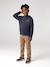 Pull à capuche garçon bleu chiné 7 - vertbaudet enfant 