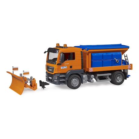 Man tgs pour service d'hiver avec lame de chasse-neige Orange et bleu 1 - vertbaudet enfant 