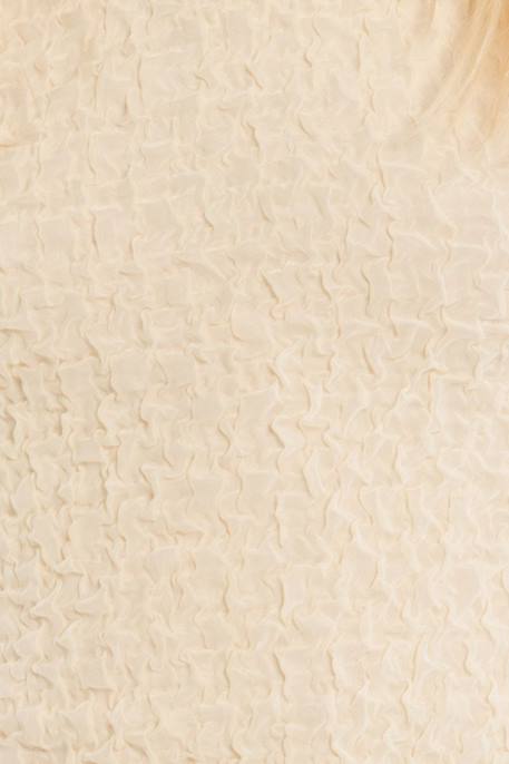 Top manches longues à fronces Cream 2 - vertbaudet enfant 