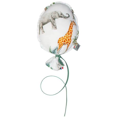Ballon mural décoratif en coton imprimé 28cm Beige+Blanc+Bleu+Vert de gris 13 - vertbaudet enfant 