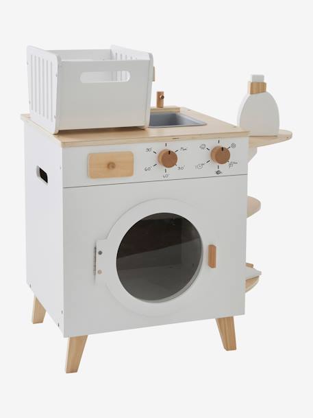 Machine à laver et à repasser en bois FSC® blanc 6 - vertbaudet enfant 