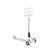 Trottinette 3 roues junior foldable lights essential Beige coconut+Bleu ciel+Pêche+Rose berry+Vert pistache 4 - vertbaudet enfant 