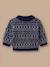 Pull jacquard en laine bébé Marine 1 - vertbaudet enfant 
