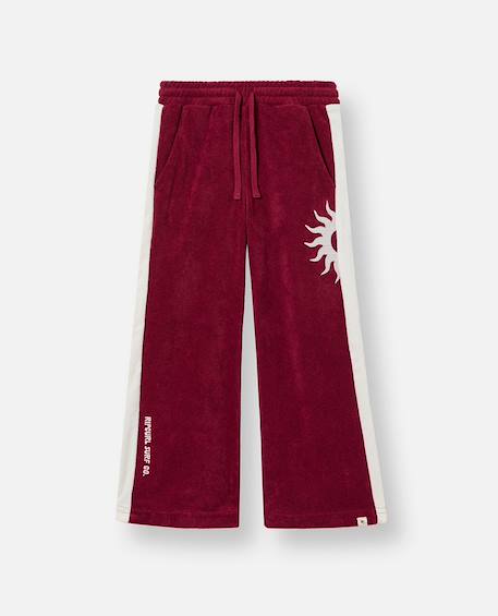 Pantalon enfant road trip terry Prune 1 - vertbaudet enfant 