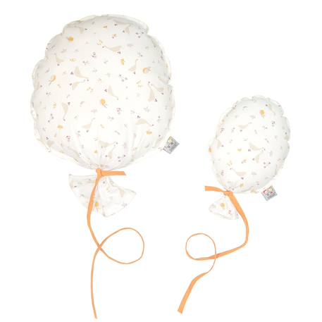 Ballon mural décoratif en coton imprimé 28cm Beige+Blanc+Bleu+Vert de gris 2 - vertbaudet enfant 