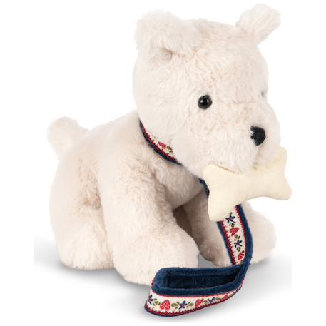 Peluche chien Blanc, bleu, rouge 2 - vertbaudet enfant 