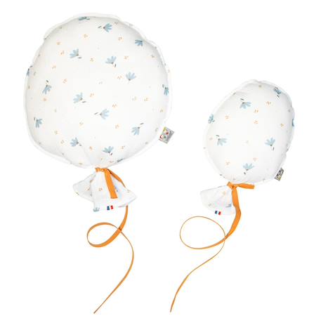 Ballon mural décoratif en coton imprimé 28cm Beige+Blanc+Bleu+Vert de gris 11 - vertbaudet enfant 