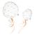 Ballon mural décoratif en coton imprimé 28cm Beige+Blanc+Bleu+Vert de gris 11 - vertbaudet enfant 
