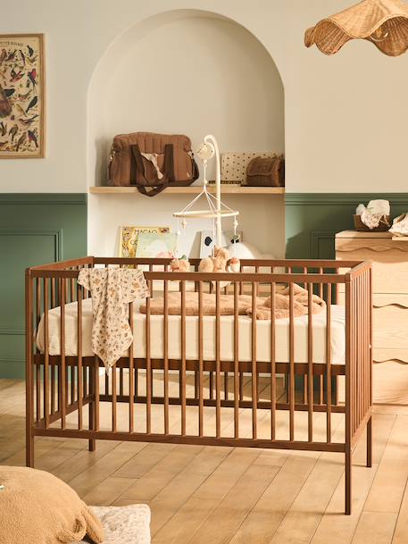 Lit bébé Cocoon bois+noyer 6 - vertbaudet enfant 