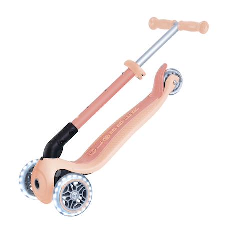 Trottinette 3 roues junior foldable lights essential Beige coconut+Bleu ciel+Pêche+Rose berry+Vert pistache 18 - vertbaudet enfant 