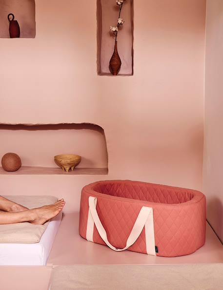 KUKO Couffin matelassé en mousse Bois de rose+Pia 1 - vertbaudet enfant 