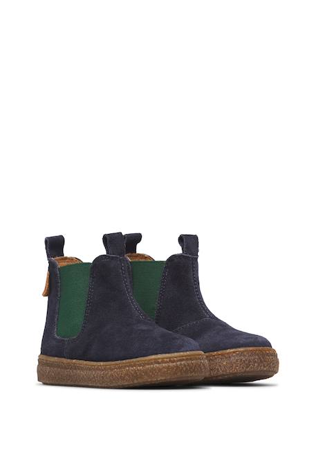 Bottines chelsea bébé en daim figus Anthracite-bleu+Bleu-vert+Marron-marine 7 - vertbaudet enfant 
