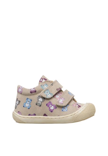 Chaussures premiers pas bébé fille en daim cocoon à scratch Beige-marron 1 - vertbaudet enfant 
