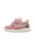 Baskets fille en daim amantea 2 à scratch Rose-platine 3 - vertbaudet enfant 