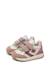 Baskets fille en cuir et tissu noralis à scratch Rose-violet 5 - vertbaudet enfant 