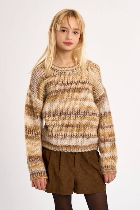 Pull en tricot tie-dye Camel+Rose 4 - vertbaudet enfant 