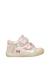 Chaussures premiers pas bébé fille en cuir cocoon à scratch Platine-rose 1 - vertbaudet enfant 