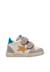 Baskets montantes garçon en cuir et daim alnoite high 2 à scratch Blanc-bleu+Gris-citrouille+Vert-bleu ciel 6 - vertbaudet enfant 