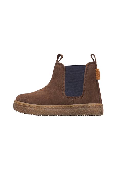 Bottines chelsea enfant en daim figus Anthracite-bleu+Bleu-vert+Marron-marine 13 - vertbaudet enfant 