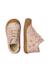 Chaussures premiers pas bébé fille en cuir cocoon Rose poudré-marron 4 - vertbaudet enfant 