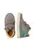 Baskets bébé garçon en daim et tissu wanny à scratch, imperméables Anthracite-vert 4 - vertbaudet enfant 