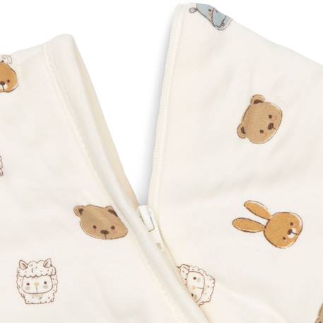 Gigoteuse à pieds avec manches amovibles mini teddy bear (18-36 mois) Blanc, bleu, marron+Ecru, beige 6 - vertbaudet enfant 