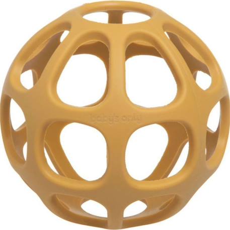 Balle de préhension en silicone linen Beige+Jaune ocre 3 - vertbaudet enfant 